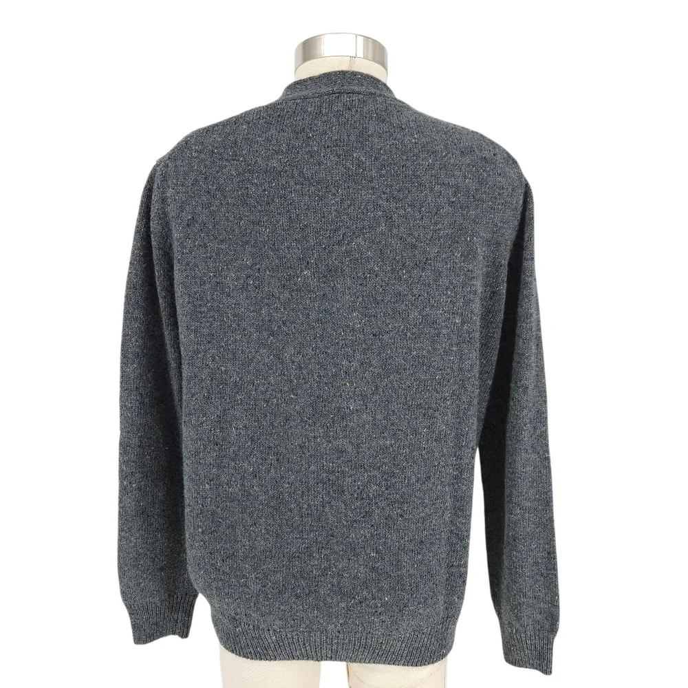 3.1 Phillip Lim Cardigan Sweater Wool Gray Long Sleeve V Neck Button Knit Small - Picture 4 of 6